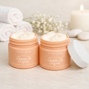 Lot 2 Lanocrème Lanolin Face Cream Manuka Honey 3.5oz 100g New Sealed